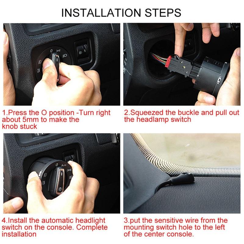 1C0941531 Auto Headlight Auto Headlight Lamp Control Light Sensor Module Fit for MK4 Headlight Light Sensor