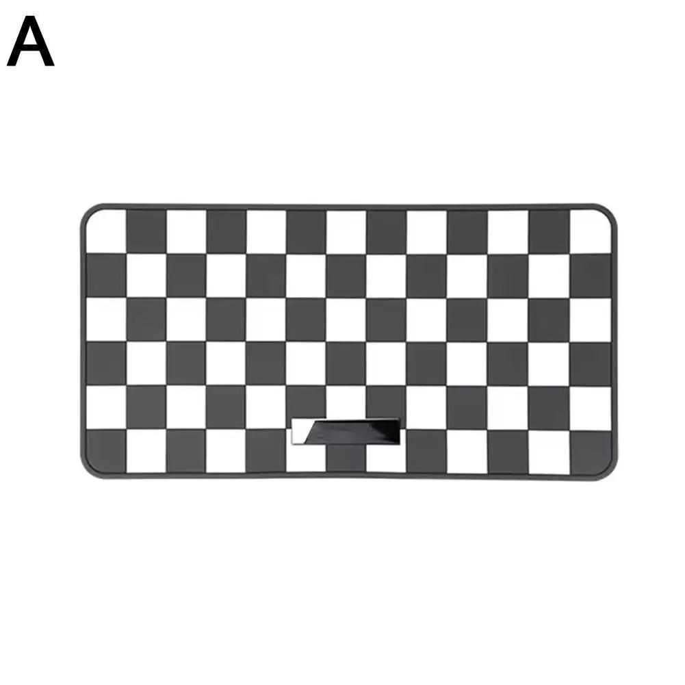 Автомобильная приборная панель Противоскользящий коврик Центральная консоль Большой Высококлассный коврик Противоскользящая Автомобильная декорация Коврик для парфюмерии Коврик для хранения N4O7