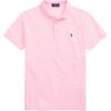 Polo Solid Color Logo Embroidered Slim Fit Casual Short Sleeve Polo Shirt Men Tops Pink MNPOKNI1N821189-650