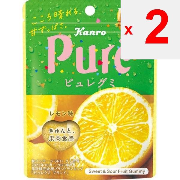 KANRO Протертые жевательные конфеты со вкусом лимона 56 гОсобенностиСладкий фруктовый вкус и стильный дизайн делают эти жевательные конфеты хитом. ХарактеристикаСладкий фруктовый вкус и стильный дизайн делают