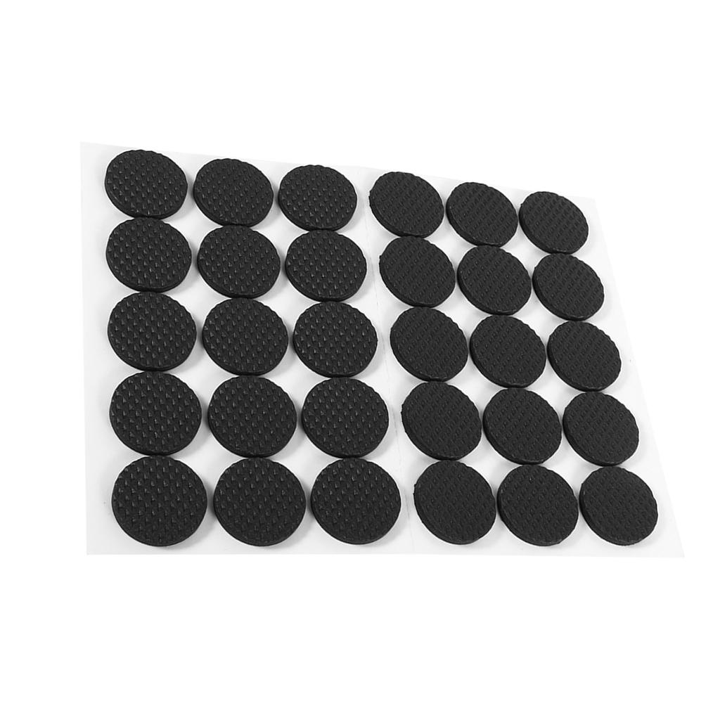 30Pcs Black NOn Slip Self Adhesive Floor Protectors Furniture Sofa Table Chair Rubber Feet Pad