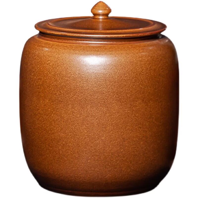 Anditai Ceramic Rice & Flour Storage Jar with Lid