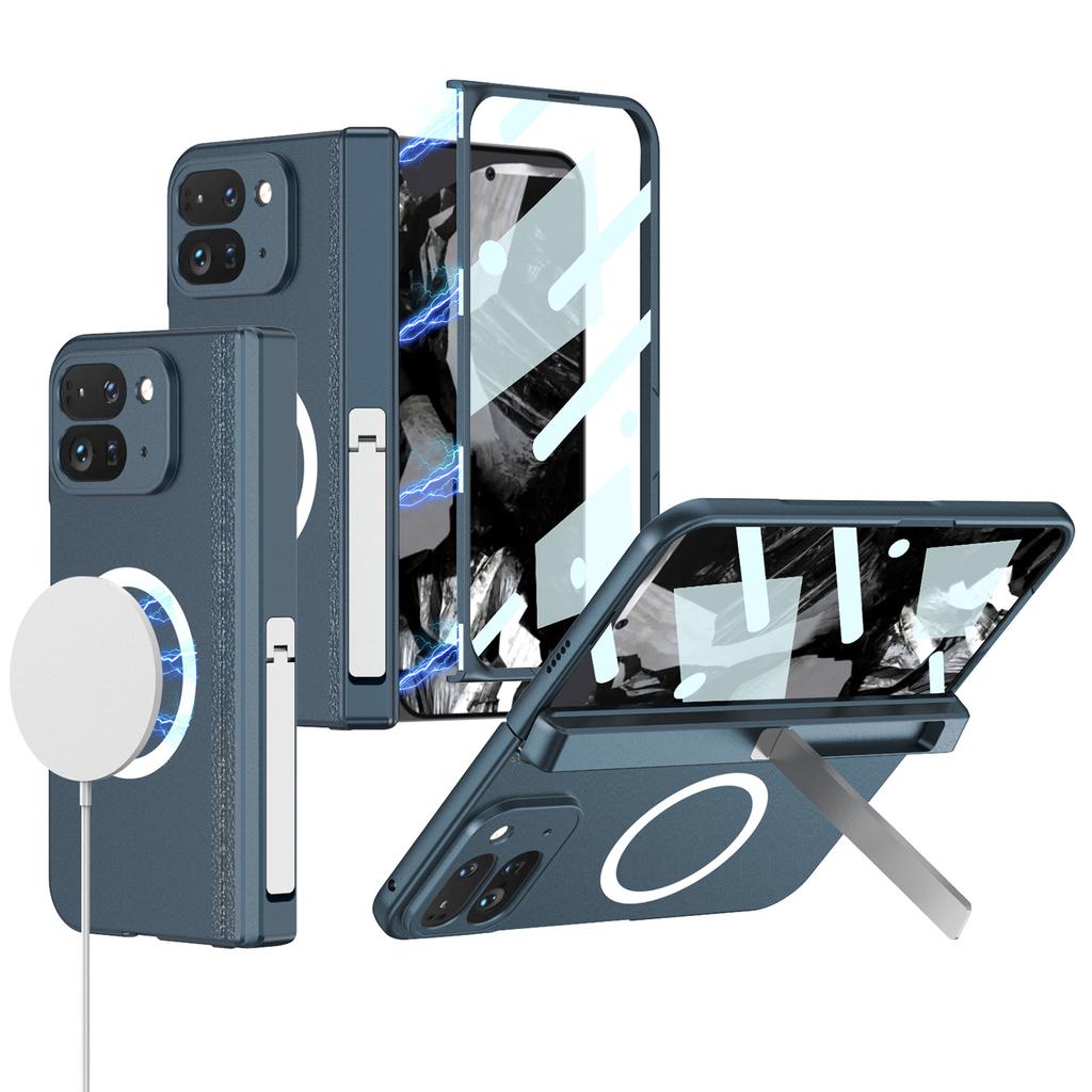 Чехол для мобильного телефона Google Pixel 9 Pro Fold, складной экран, всесторонний, магнитный, беспроводная зарядка, трансграничный защитный чехол