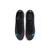 Nike Mercurial Vapor 14 Elite AG Black Photo Blue Кроссовки унисекс Железно-серые CZ8717-004