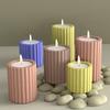 Цилиндрическая гипсовая форма для подсвечника Форма для ароматерапии из гипса и силикона Форма для бетона