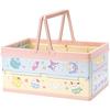 Skater storage box folding toy stackable case basket handle Sanrio Funyumaru design BWOT13-A