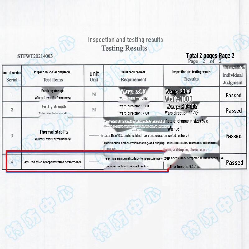 Огнестойкий теплозащитный костюм Anbaili ABL-F012