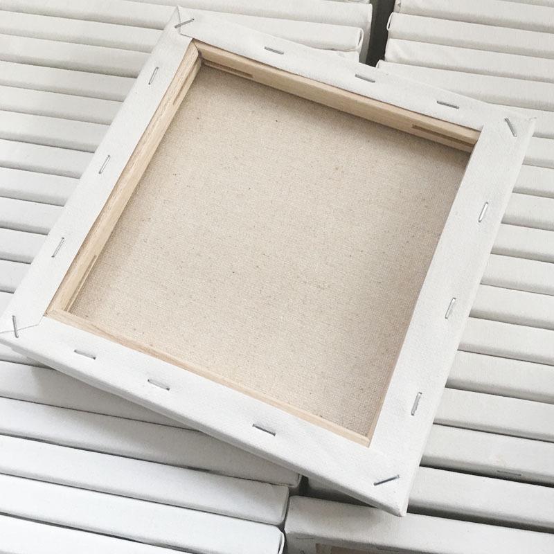 Холст на подрамнике из чистого хлопка и льна для начинающих, толщина 1,5 см, для масляной и акриловой живописи