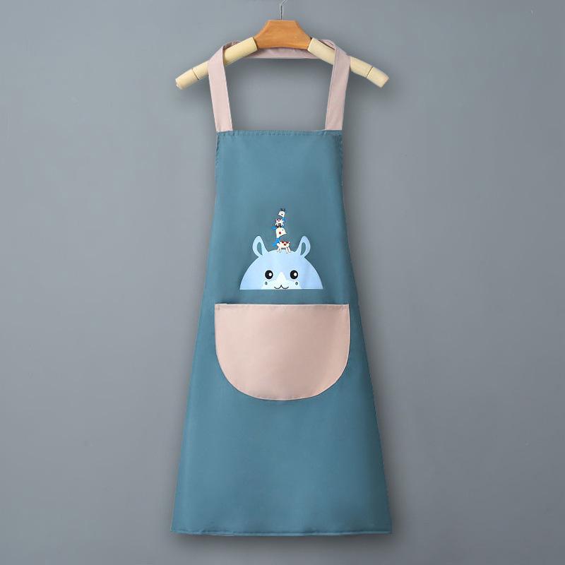 Водонепроницаемый и маслостойкий ПВХ фартук с логотипом и поясным ремнем для кухни и общественного питания