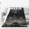 Soft BlanketKids Travel Gaza War Scream Black Grunge  Throw Blanket  Flannel Bedspread For Outdoor Novelty Sofa Bed Cover