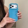 Однотонный чехол-трансформер (два в одном) с матовой поверхностью для iPhone 13/14/15/16 Pro и 17 Pro Max