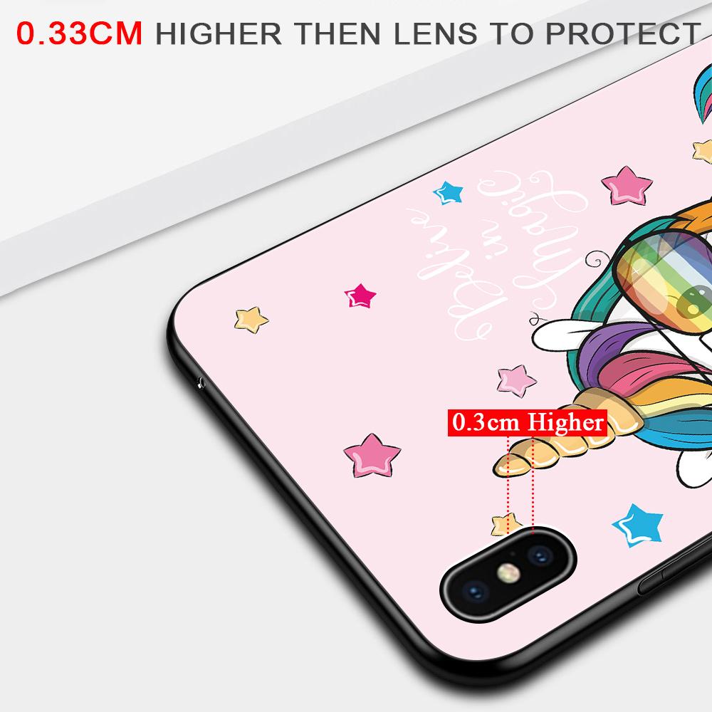 Мягкий силиконовый чехол с рисунком Instagram Фламинго Единорог + ремешок