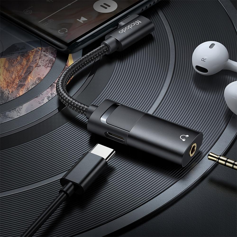 Mcdodo Phone Adapter, Usb C, Mini Jack 3.5Mm, With Dac Ca-1880