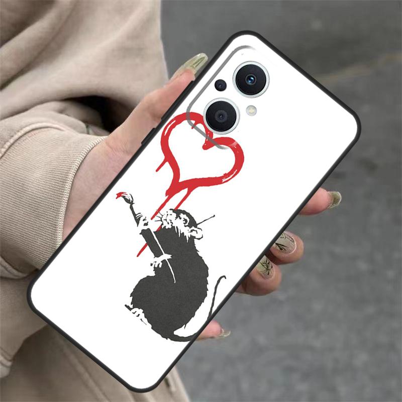 Милый Мультяшный Животный Крыса Чехол Для OPPO Reno 8T 13F 14F 12F 11F 10 12 13 14 Pro 7 8 Lite OPPO Find X8 X6 X9 Pro Обложка