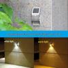 Outdoor Solar Stainless Steel Motion Sensor Wall Lamp