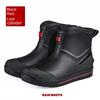 Снежные Теплые Толстые Резиновые Сапоги, Кухонная Водонепроницаемая и Противоскользящая Обувь для Дождя, Мужская Модная и Износостойкая Водная Обувь