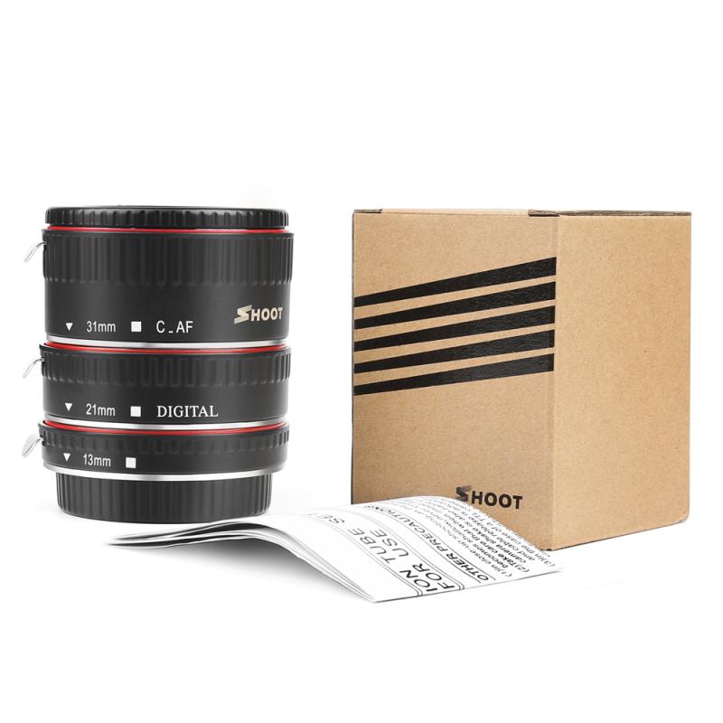 Металлическое TTL удлинительное кольцо для макросъемки с автофокусом для Canon 600d 500d 80d EOS EF EF-S 60D для Canon