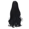 Doll Hair Wig 13 DIY Doll Wig Long Curly Hair Wig Doll Replacement Accessories Natural Black 8‑9in