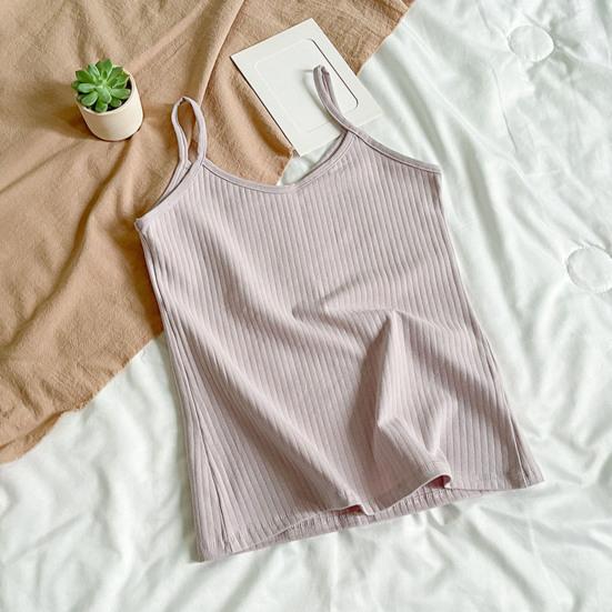 Женский топ-майка на тонких бретельках, летний облегающий топ в рубчик, безрукавка с V-образным вырезом, без рукавов, майка, базовые многослойные рубашки