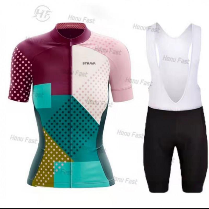 Womens Cycling Jersey Breathable Quick-Dry Mountain Road Bike Apparel Outdoor Sportswear