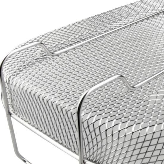 Решетка для жарки из нержавеющей стали, усиленный противень для выпечки, подставка для барбекю для курицы, рыбы, овощей