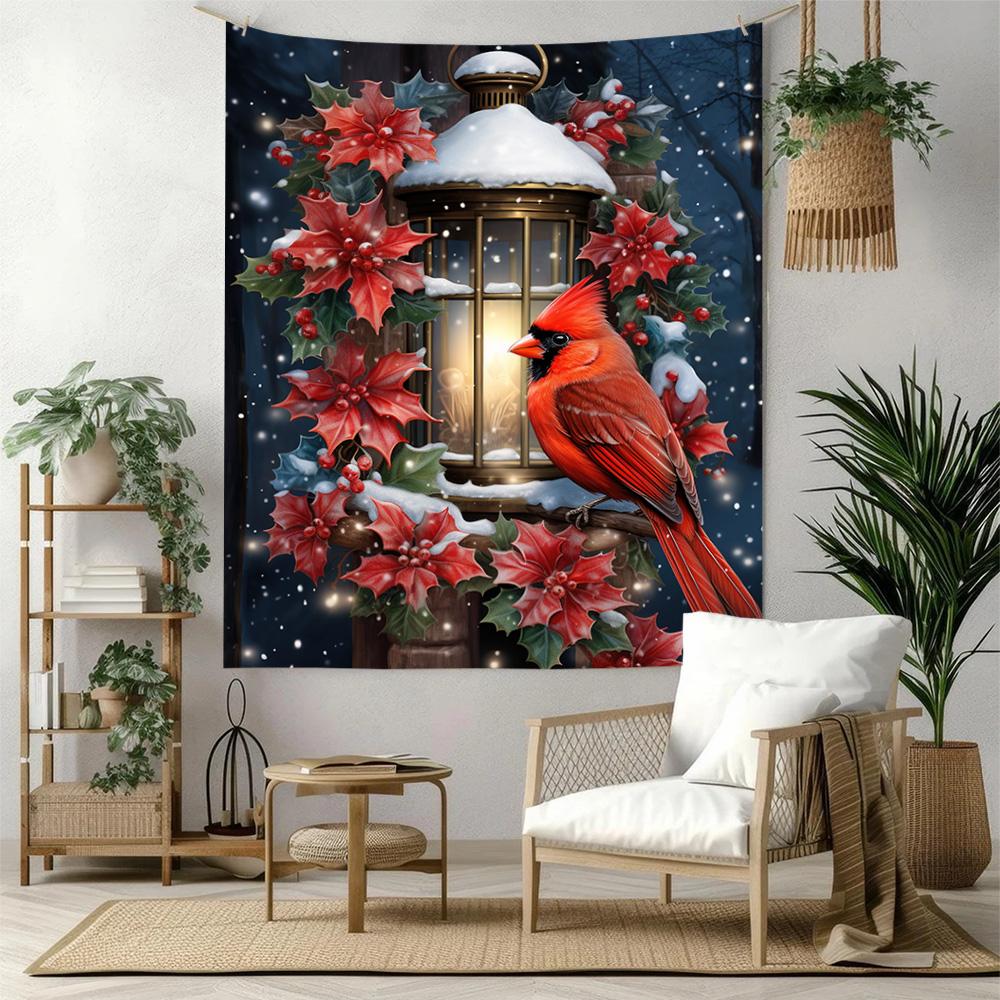 Christmas Wall Decor Tapestry Art For Pet Memorial Birthdaywedding Party Backdrop Family Gift