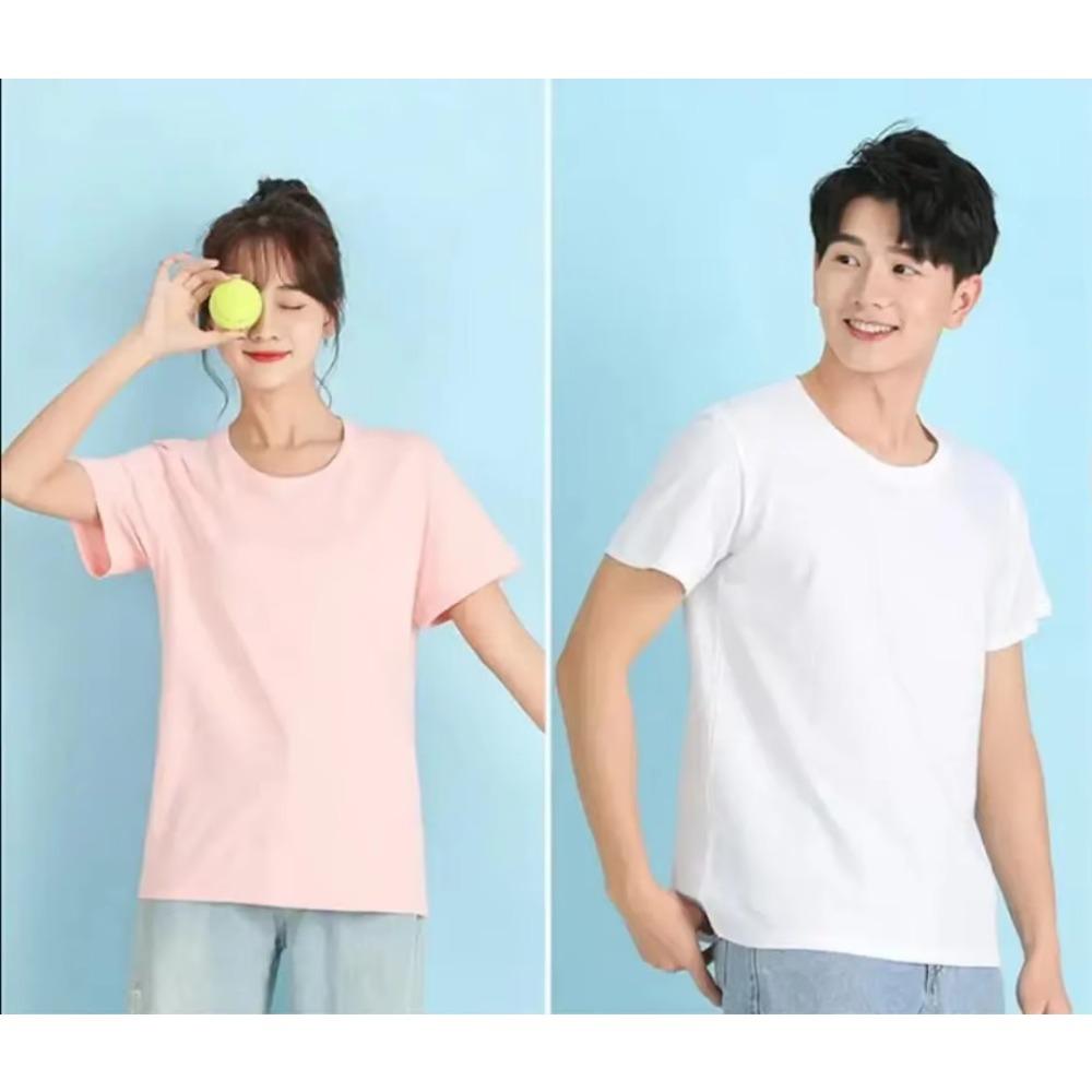 Summer Fashion Heavyweight Retro Men's English Letters 100% Cotton Printed Round Neck High-quality Casual Fitness Street T-shirt