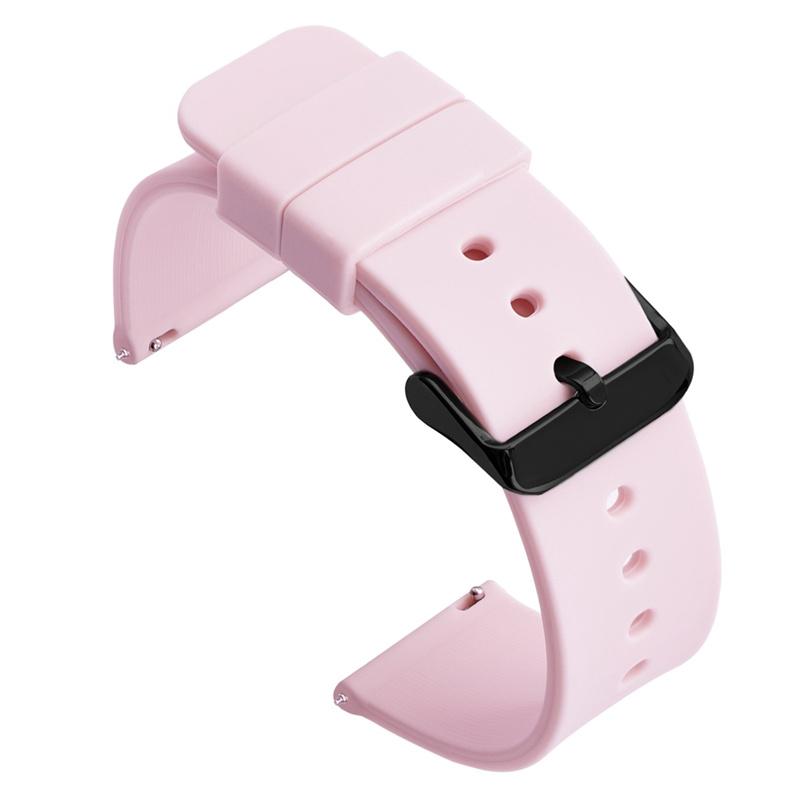 Silicone Watchband Strap Quick Release Band 12mm 14mm 16mm 18mm 19mm 20mm 21mm 22mm 24mm Universal Wristband Belt Accessories