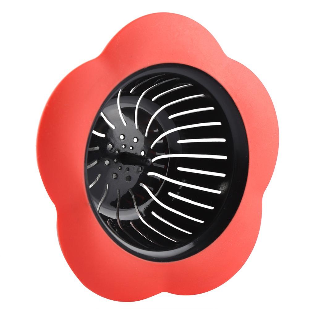 4 Pack Flower Shaped Sink Drain Strainer 4.33 Inch Diameter Basin Sink Strainer  Home Kitchen