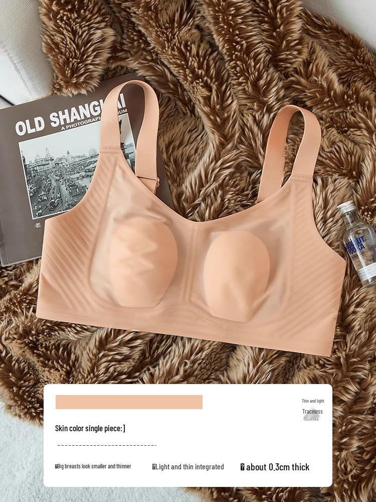 Women's Bust Minimizer: Ultra-Thin Support, Anti-Sag Seamless Cool Full Cup Bra for Summer