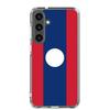 Coque Téléphone - Samsung - Galaxy S21 Plus - Drapeau Laos - Souple - Multicolore