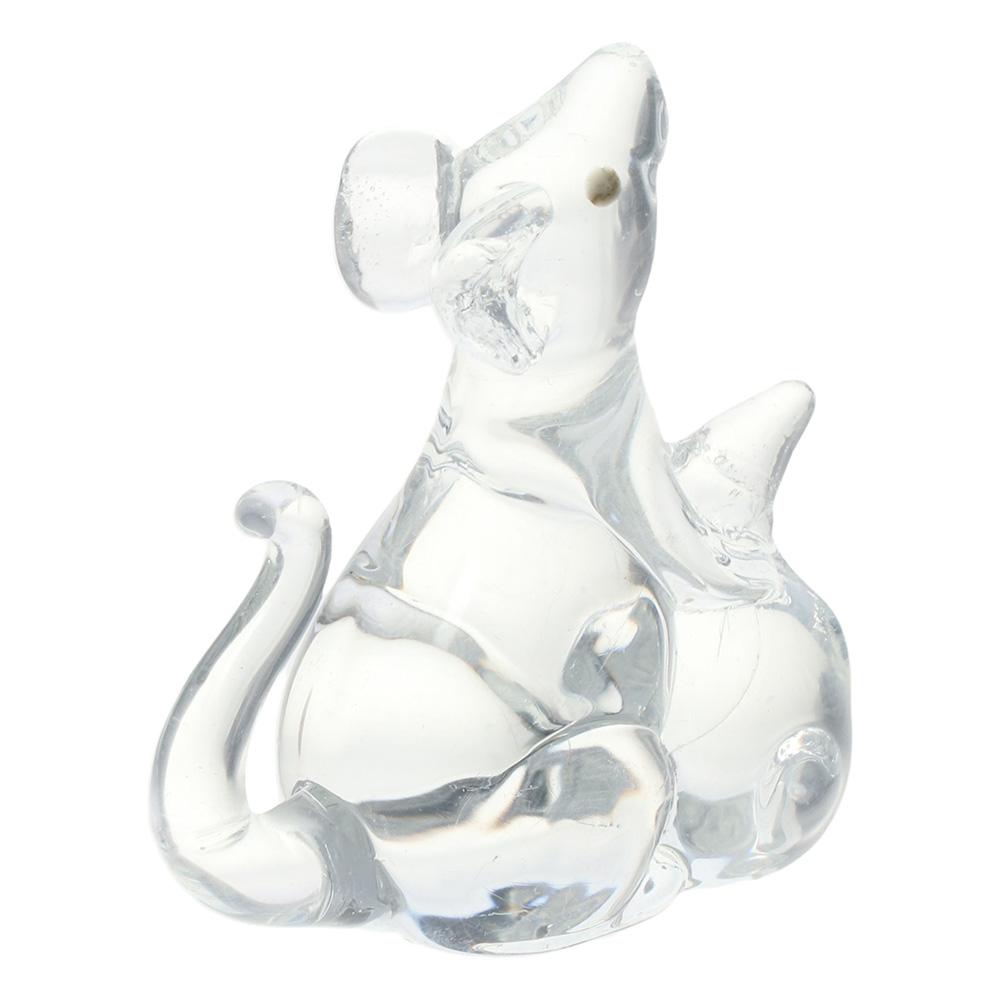 Colorful Crystal Rat Ornament Crystal Beautiful Glass Ornaments New Rat Ornament Home