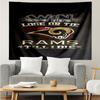 Los Angeles Rams logo Tapestry for Bedroom Aesthetic Classroom Tapestries Wall Hanging for Living Room Dorm Office,Ideal Creative Gift