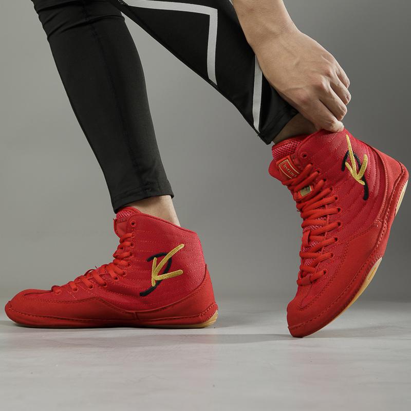 Мужские боксерки с высоким верхом, дышащие бойцовские борцовки, женские нескользящие кроссовки для санды, сетчатые тренировочные боксерки