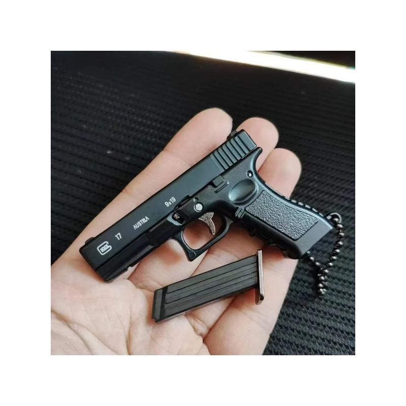 1:3 Мини Пистолет Glock Модель Съемная Бесплатная Сборка Сплав Игрушечный Пистолет Брелок Игрушка Непоседа для Мальчика Коллекция Подарков