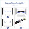 Non-Punch Install Telescopic Door Frame Bar for Home Fitness