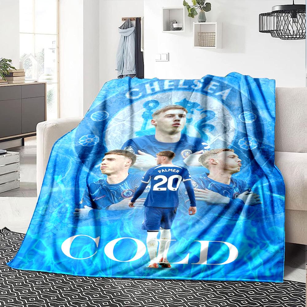 Chelsea Fc Football Player Blanket Ultra-Soft Perfect for Livingroom Couch Seaside for All Seasons Stylish Decor Birthday Christmas Gift Blanket
