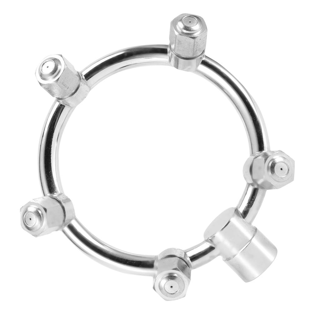 G1/4 внутренняя резьба распылительная форсунка 5 головок круглая садовая увлажнительная круглая распылительная форсунка