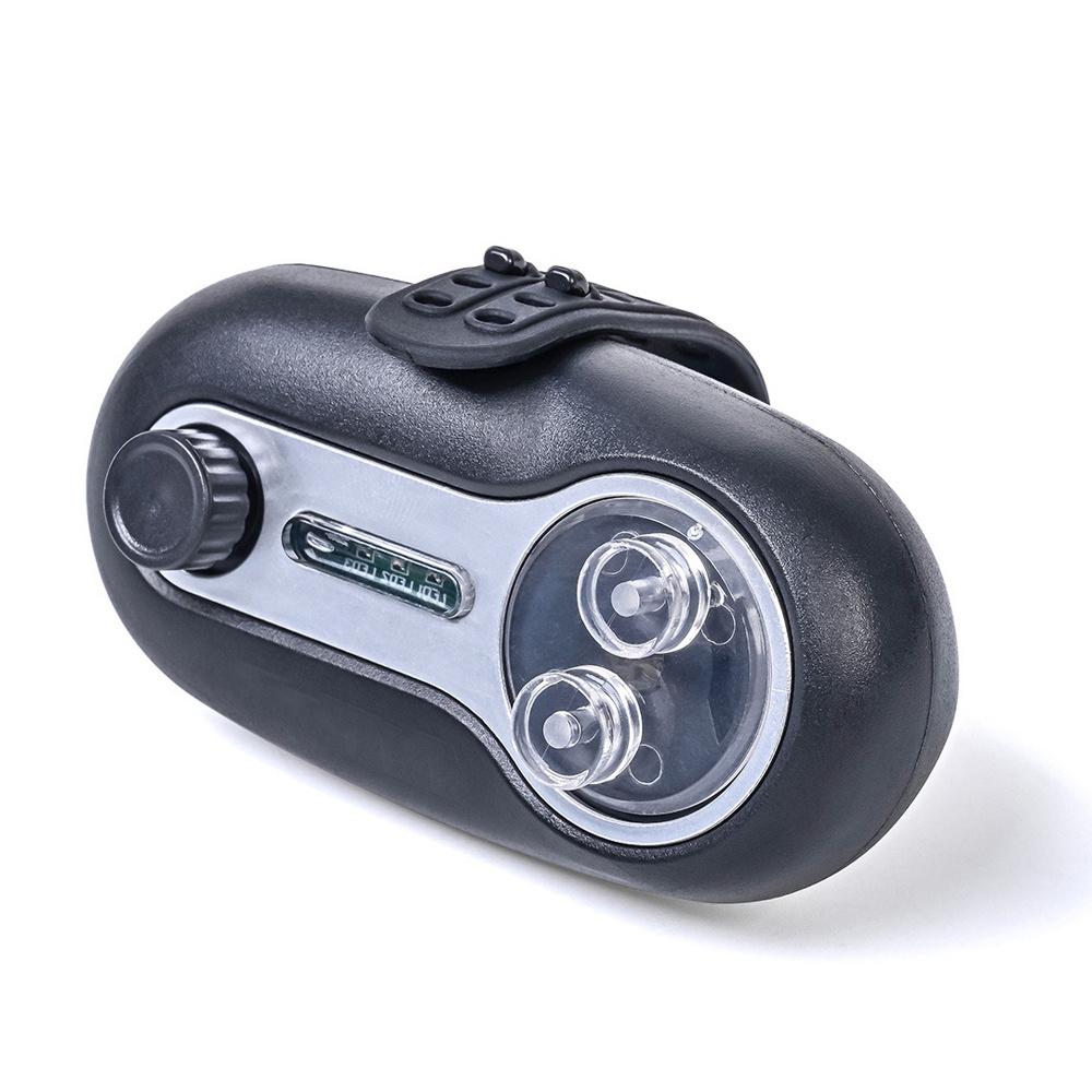 Universal Fishing Alarm Mini Electronic Fish Bite Alarm Sound LED Light Energy Saving Bulb Clips On Sea Fishing Rod Equipment