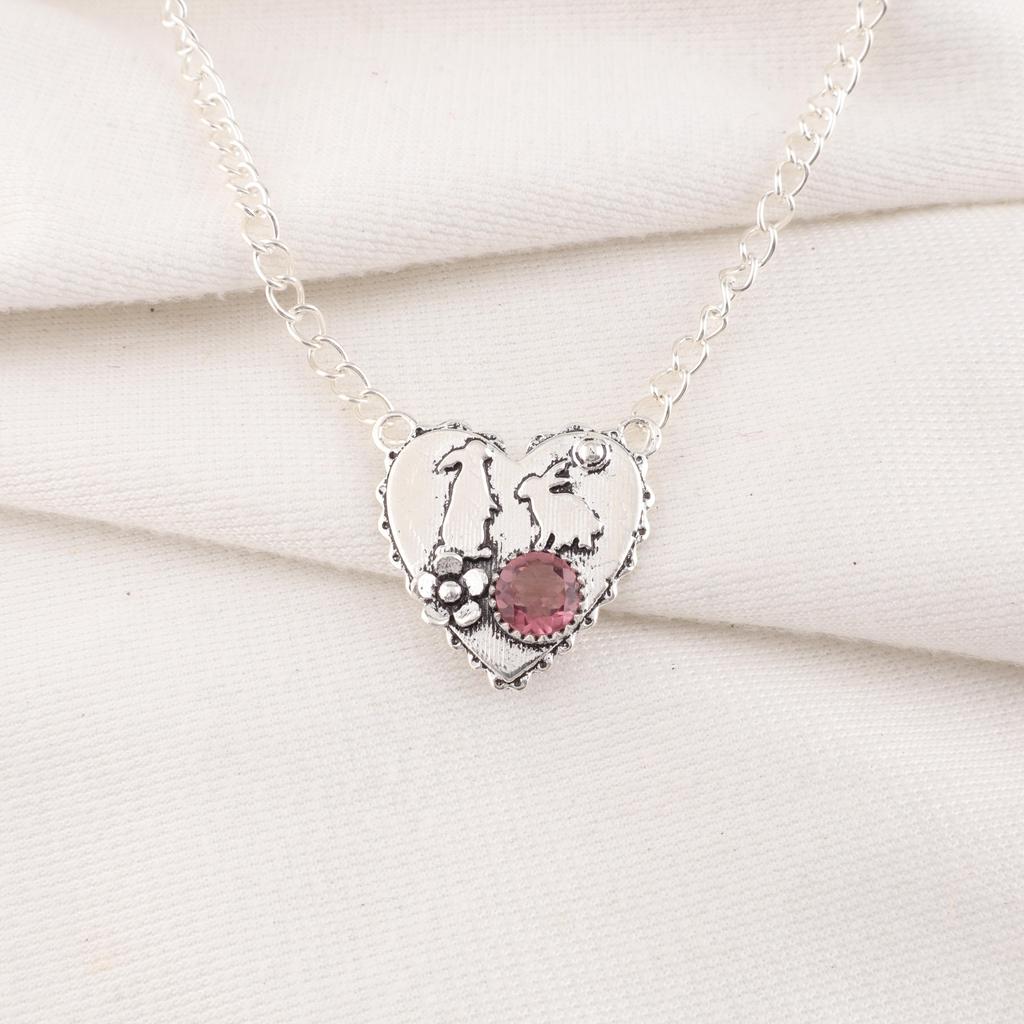 Ювелирные изделия из драгоценного камня родолит, серебряный кулон ручной работы, кулон из цельного серебра 925 пробы для подарка матери