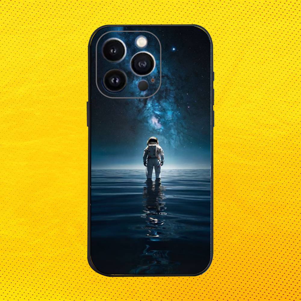Interstellar Phone Case For iPhone 16e,16,15,14,13,12,11,Pro,X,XS,Max,XR,Plus,Mini Soft Black Cover