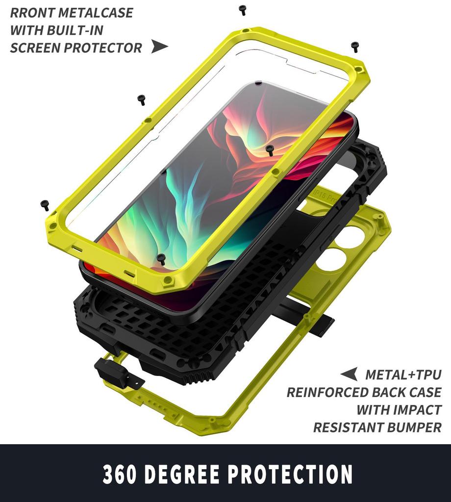 Силиконовый чехол с подставкой для iPhone 15 и 14PM Anti-Fall для 13 Pro Max