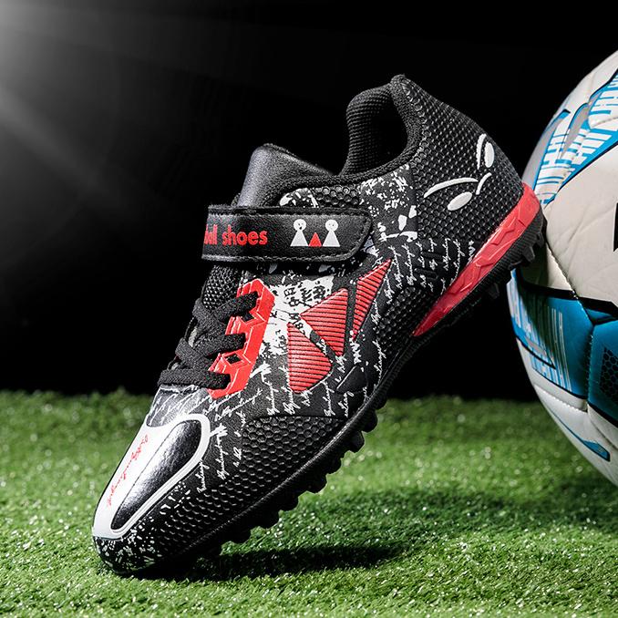 Kid's Football Boots Magic Stick Rubber Soft Bottom  Outdoor Training Football Shoes For Boys