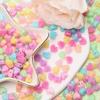 800pcs Spacer Beads Necklace Bracelet Colorful 7*8mm Transparent Handmade Sandwich Acrylic Heart Shape For Jewelry Makeing Loose Beads DIY Charms