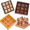 Крестики-нолики XO Казуальная игра-головоломка - Деревянная настольная игрушка