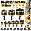 15-80mm Bi-Metal Hole Saw with Pilot Drill Hole Cutting Tool  Handheld Electric Drills