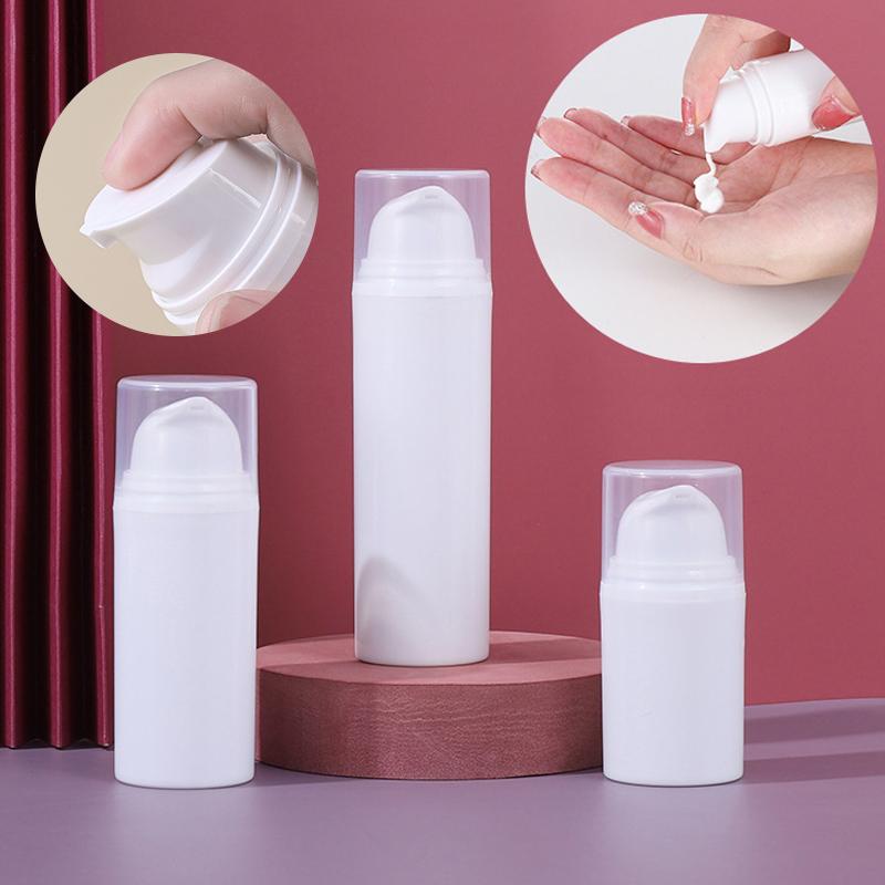 15/30/50Ml Empty Airless Pump Bottles Mini Lotion Vacuum Cosmetic Containers Women Make Up Travel Emulsion Bottle