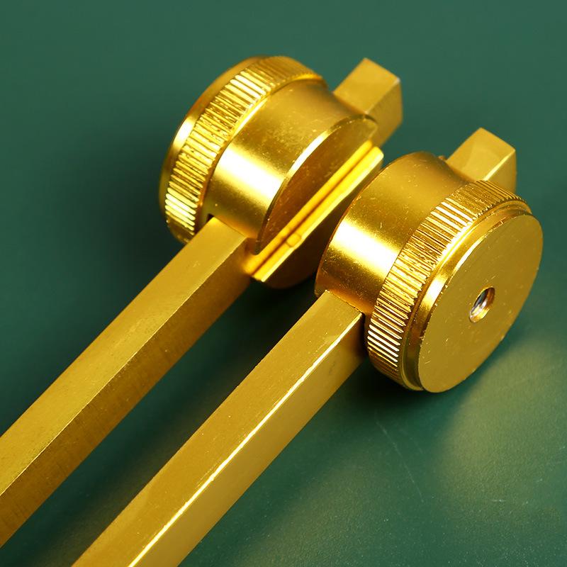 Золотой камертон 25 см и инструмент для чистки ушей с молоточком 128 Гц