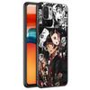 Силиконовый чехол для телефона с аниме Demon Slayer tanjiro для Xiaomi Redmi Note 11 10 9 8 Pro 11T 10T 10S 9S 8T 9 9A 9C 9T черный мягкий чехол