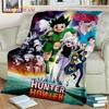 Одеяло с рисунком HD HxH аниме Hunter×Hunter, мягкое одеяло для дома, спальни, кровати, дивана, пикника, путешествия, офиса, детское одеяло